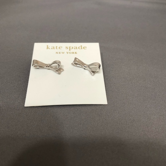 kate spade Jewelry - 3/$27 Kate Spade Silver 3D Bow Stud